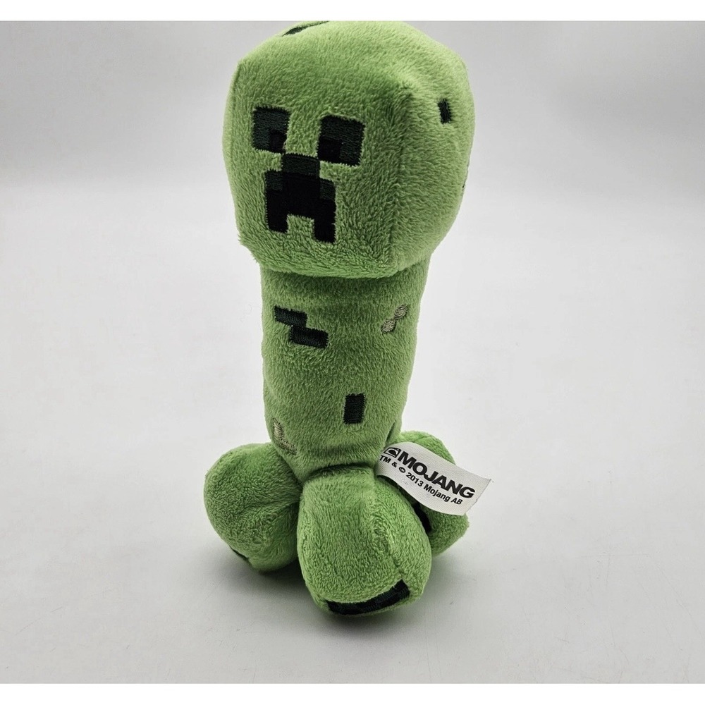 Mojang Minecraft 7" Green Creeper Stuffed Animal Plush